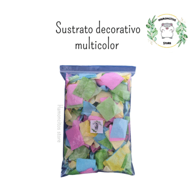 SUSTRATO DECORATIVO MULTICOLOR x 100GR