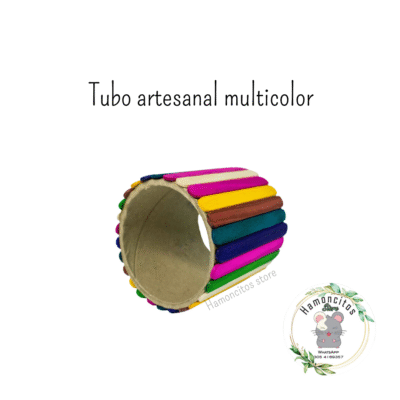 TUBO ARTESANAL MULTICOLOR